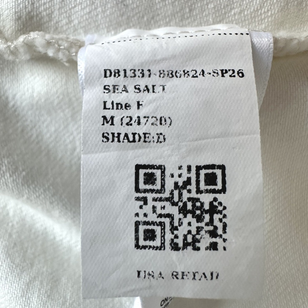 Old Navy Coastal Casual Ecru Sea Salt Fit & Flare Denim Cami Midi Dress Size M - Picture 6 of 8